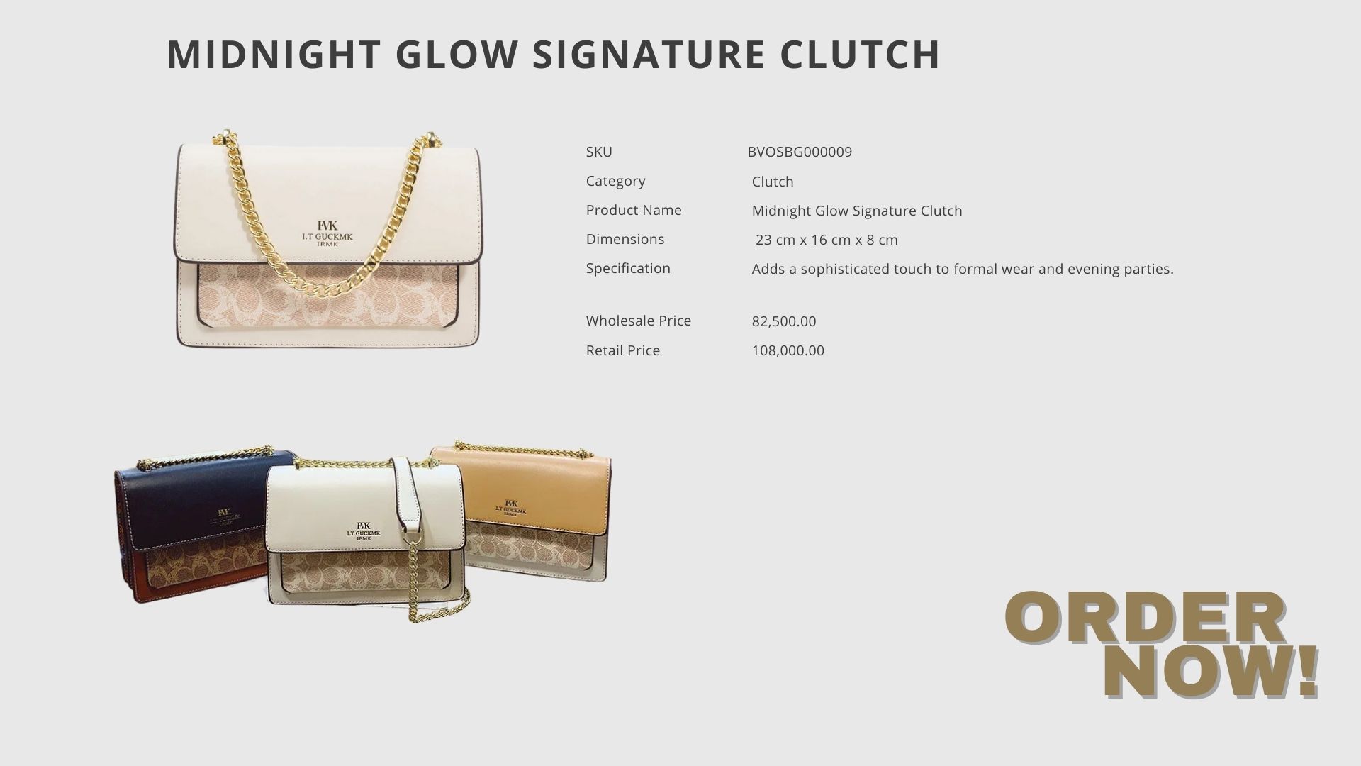 Midnight Glow Clutch