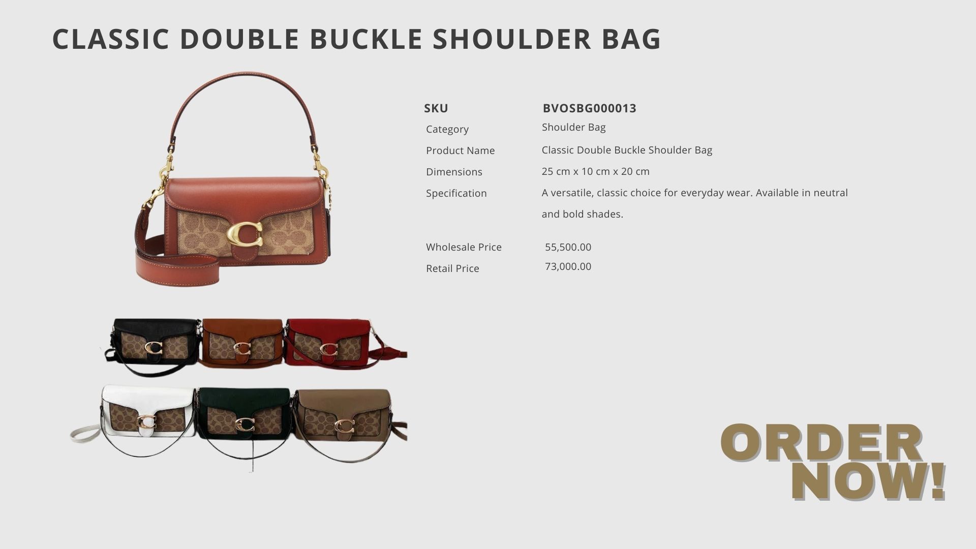 Classic Double Buckle