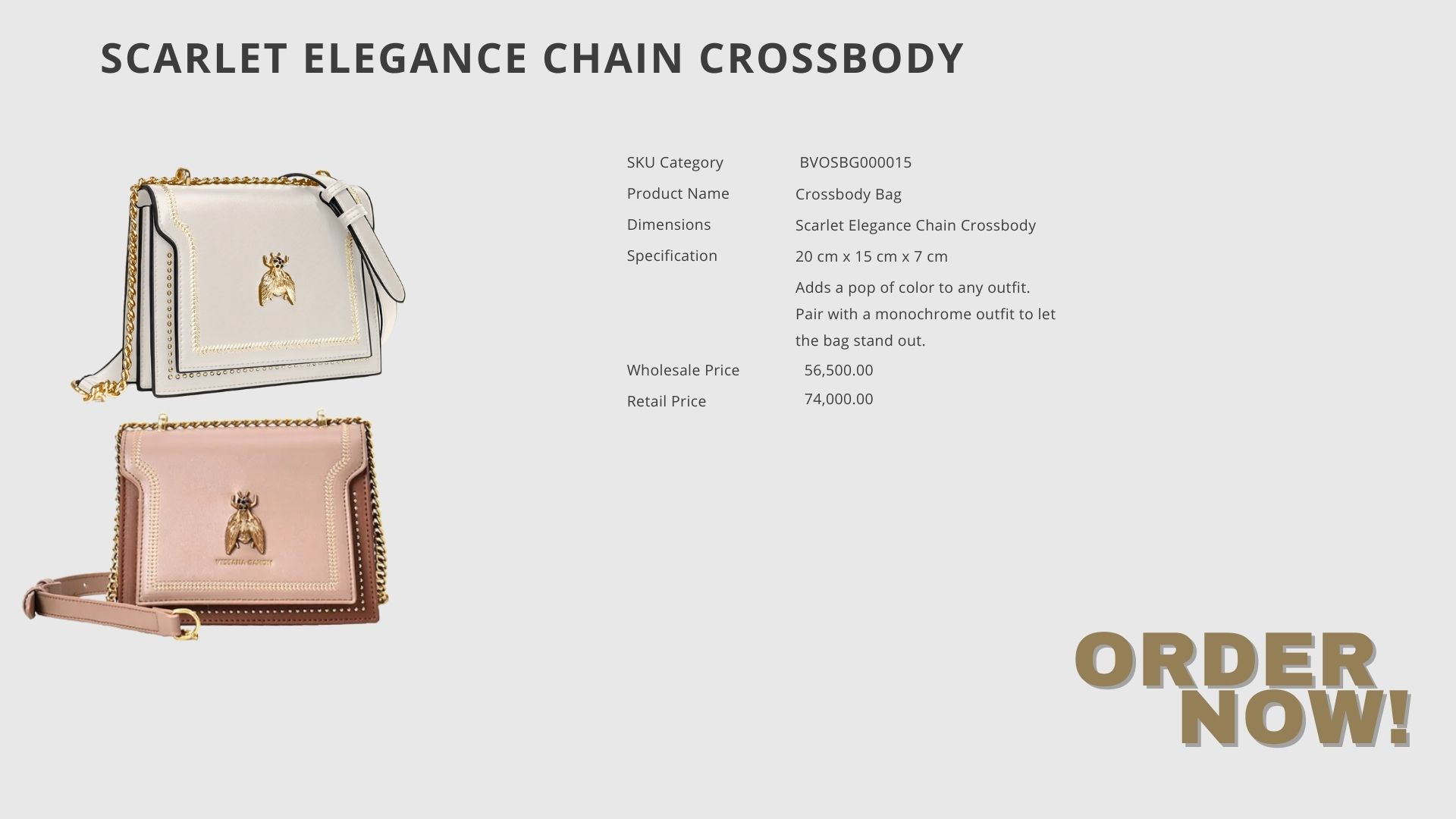 Scarlet Elegance Chain