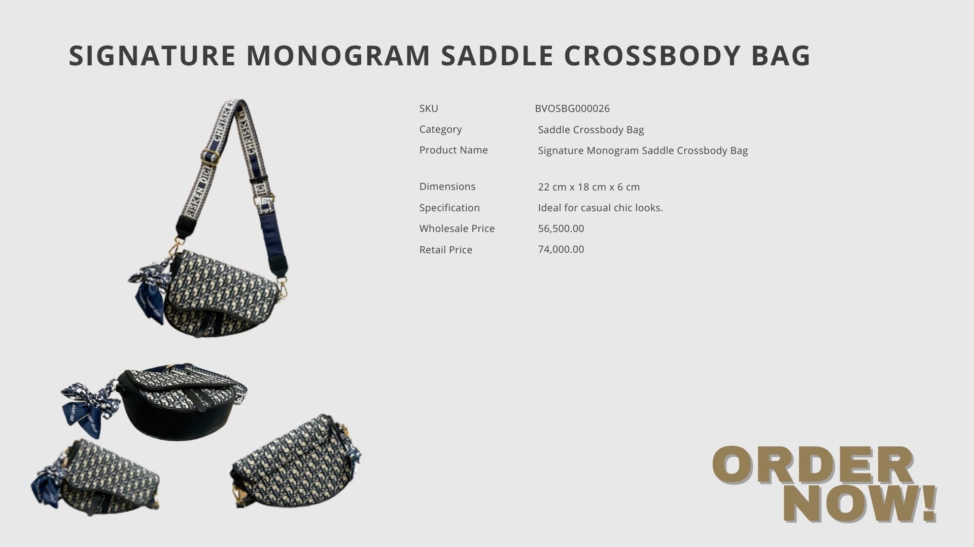 Signature Saddle Crossbody