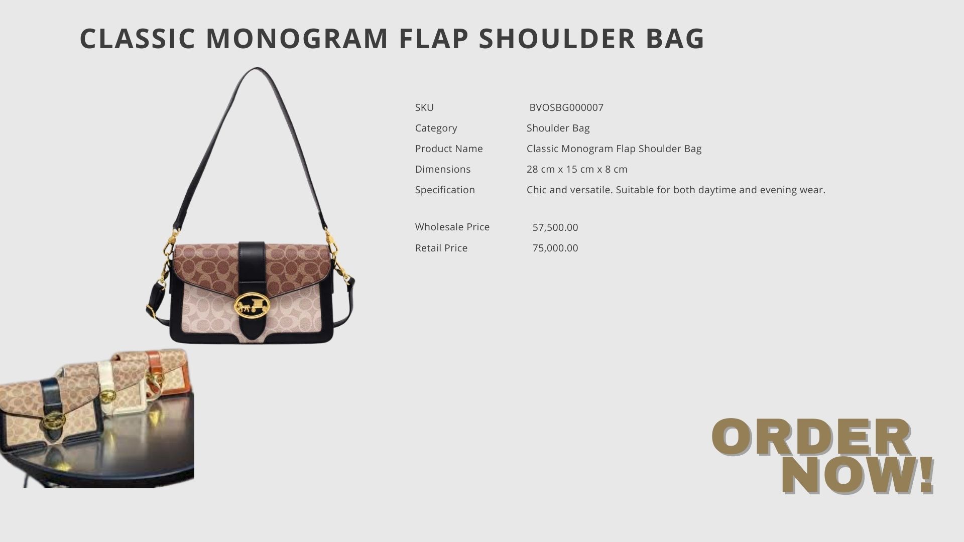 Classic Flap Shoulder Bag